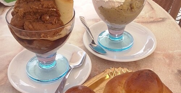 Granita con brioche